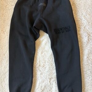 Essentials Fear of God Black Sweatpants